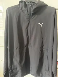 PUMA ハーフジップ ウィンドブレーカー ブラック XL