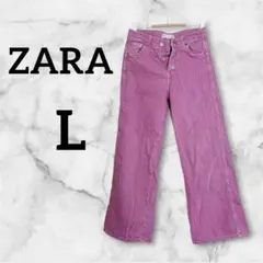 ZARA KIDS カラーデニム パンツ ピンク アジャスター付 152