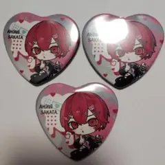 あほの坂田。　缶バッジ　そらまふうらさか