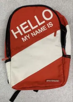 SPRAYGROUND HELLO MY NAME IS バックパック