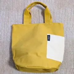 ✱「TULLY'S COFFEE」バケツ型トートバッグ✱マスタード✱新品✱のサムネイル