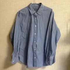 無印良品 ストライプシャツ