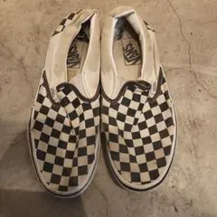 VANS チェッカーパターン スリッポン