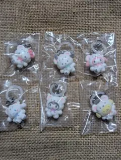 ふわふわスノーめじるしアクセサリー サンリオキャラクターズ　フルコンプ③