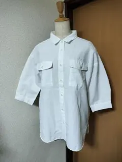 定番　クロッシー　ホワイト シャツ