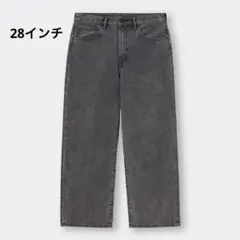 GU バギージーンズ（丈標準72cm） 28インチ グレー