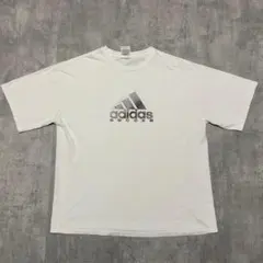 00s Y2K adidas アディダス　メキシコ製　Tシャツ　両面プリント