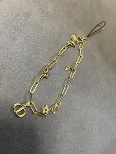 【新品未使用】DIOR スターチェーンストラップ　チャーム