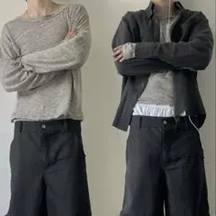 archive Y's red seethrough tops