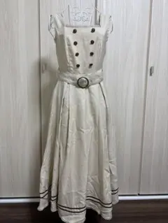 クラロリくる実　マリンアカデミア　ジャンパースカート　ベージュ　Mサイズ