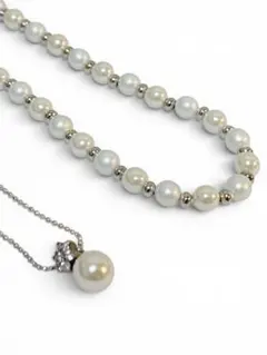 【美品】クレージュ　ネックレス　2点セットのサムネイル