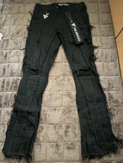 新品未使用 valabasasバラバサス フリンジクラッシュスキニーフレア 30