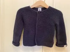 新品　プチバトー　カーディガン 18M