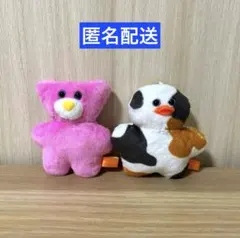 ☆匿名配送☆ 2種 mojojojo マスコットぬいぐるみ3 ひよこ くま