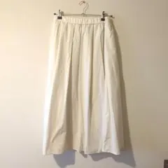 GU ロングスカート　オフホワイト
