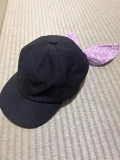 dev!rock キッズ キャップ 54cm ブラック 花柄リボンのサムネイル