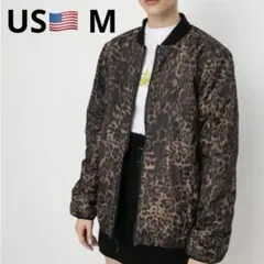 ⛄ボルコム⛄レディース⛄リバーシブルポーラージャケット⛄豹柄⛄黒⛄M