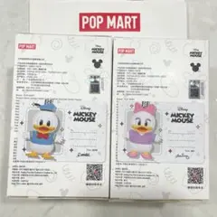 ポップマート　ミッキーファミリー ドナルド&デイジー　２点セット