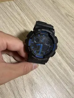 G-SHOCK ブラック ブルー 腕時計 デジタル アナログのサムネイル