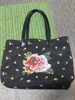 FEILER 花柄キャンバスバッグ 大きめ