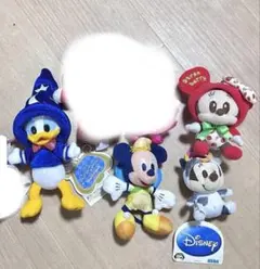 ミッキーマウス クリスマスぬいぐるみバッチ 4体セット - メルカリ