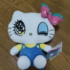 せきやゆりえ×サンリオキャラクターズ　ぬいぐるみ　ハローキティ　ウィンク