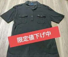 BURBERRY BLUE LABELブラックポロシャツ ショルダーストラップ付のサムネイル