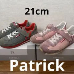 PATRICK グレー/レッド ピンク スニーカー　21cm 2足 まとめのサムネイル