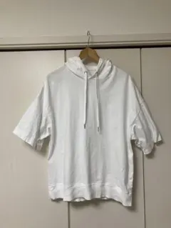 GU 半袖パーカー　白　Ｓのサムネイル