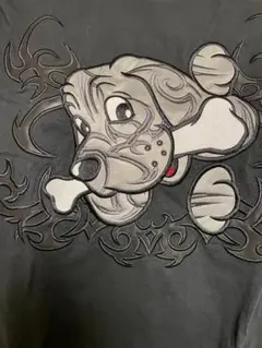 ガルフィー GALFY 犬刺繍 長袖Tシャツ