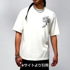 ジョーダン ブルックリン☆シャタバ☆ホワイト☆グラフィック Tシャツ☆大きめL