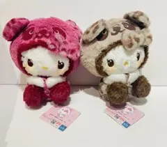 パンダハローキティギャルパンダBIGぬいぐるみ全2種セット