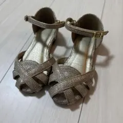 ゴールド　サンダル　17センチ