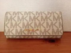 MICHAEL KORS MKロゴ長財布 ホワイト