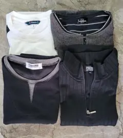 メンズ トップス Mサイズ 4着 まとめ売り 半袖 長袖 春夏