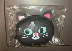 新品未開封◆KALDI カルディ 2026 ぷにぷに にゃんころポーチ 黒猫