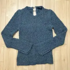 muller of yoshiokubo ニット ブルー 36