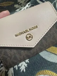 MICHAEL KORS キーケース ピンク/ブラウン