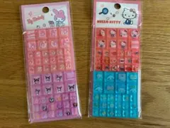 サンリオ タイルシール クロミ シナモロール ハローキティ マイメロディ 4点