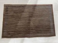ブラウン系 編み込み模様 ランチョンマット 3枚セット