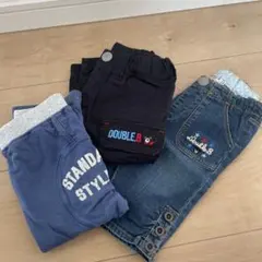 DOUBLE B ボトムス 3点セット　80センチ