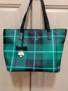 Kate Spade New York トートバッグ ブラック☓グリーン