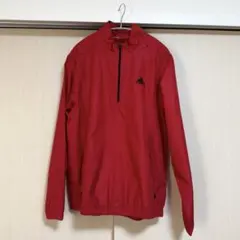 adidas テーラーメイド　ゴルフ　ハーフジップ ジャケット レッド