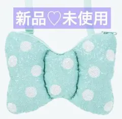 ディズニー　ミニー　リボン　ショルダーバッグ　ポシェット　パルパルーザ　水色