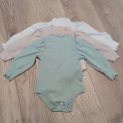SHEIN　ベビーロンパース　３枚セット　6-9m