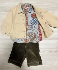 【美品】コーデ　まとめ売り　ズボン　ジャケット　長袖シャツ　95