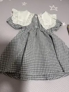 SHEIN ギンガムチェック ワンピース 9-12M ベビーワンピース　半袖