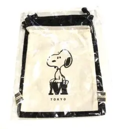 【新品】スヌーピーミュージアム 巾着袋セット