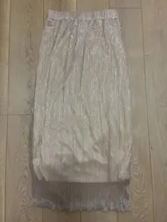 earth music&ecology ラメ入りタイトスカート ベージュ系