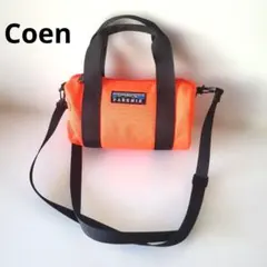 美品　Coen PARKNIK ミニドラムショルダーバッグ オレンジ　2wayのサムネイル